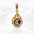 19.2K Portuguese Gold | Mother and Child Pendant