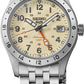 Seiko | 5 Sports Stainless Steel Automatic GMT Ivory Dial Men's Watch HDB002