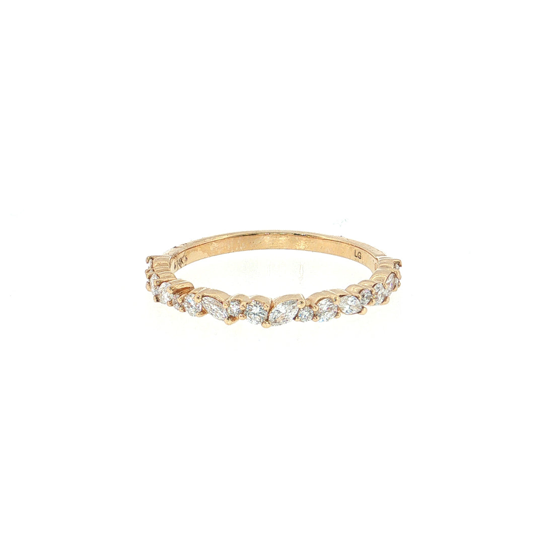 14K Gold | Lab Diamond Wedding Anniversary Band