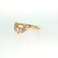 14K Gold | Lab Diamond Wedding Contour Band
