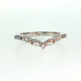 14K Gold | Lab Diamond Wedding Contour Band