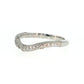 14K Gold | Lab Diamond Contour Wedding Band