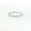 14K Gold | WG .512cttw Pear Lab Diamond Wedding/Anniversary Band