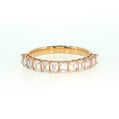 14K Gold | YG 1.207cttw Emerald Lab Diamond Wedding/Anniversary Band