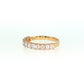 14K Gold | YG 1.207cttw Emerald Lab Diamond Wedding/Anniversary Band