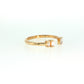 14K Gold | Lab Diamond Wedding Open Shank Band
