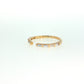 14K Gold | Lab Diamond Wedding Open Shank Band