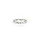 14K Gold | White Gold 1.02 cttw Round Lab Diamond Half Eternity Wedding/Anniversary Band