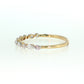 14K Gold | .42cttw Yellow Round and Marquise Natural Diamond Wedding Band