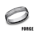 Benchmark RECF7602STG10 mens size 10 two tone cobalt chrome wedding band