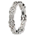 ShanOre | Sterling Silver Diamond Set Celtic Knot Ring