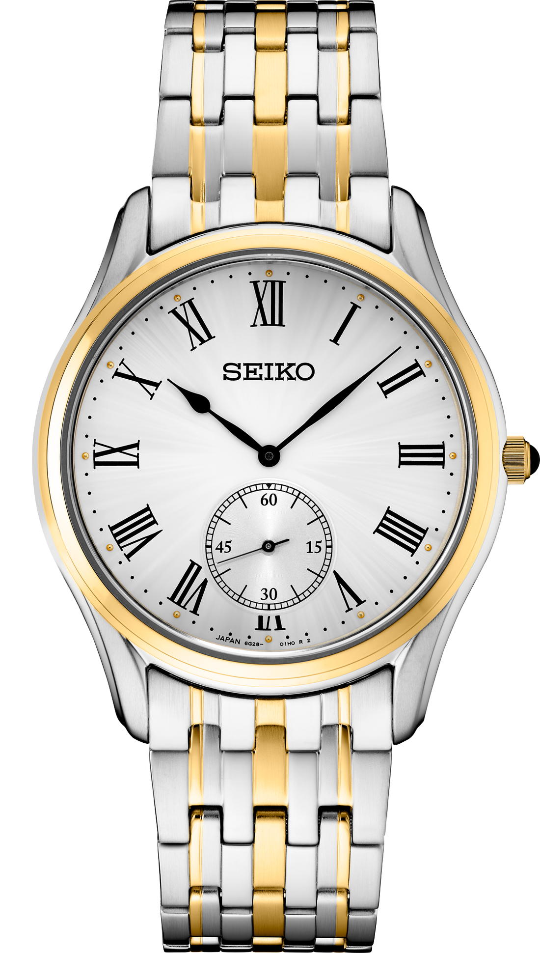 Seiko | SRK048 Seiko Essentials Stainless Steel Two Tone Roman Numerals Watch