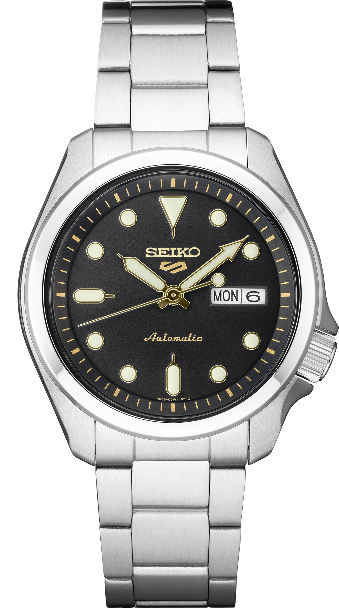 Seiko | SRPE57 Automatic Black Dial Stainless Steel Watch