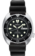 Seiko | SRPE93 Prospex Men's Automatic Silicone Black 4R36 Automatic Diver 200m Turtle Watch