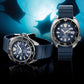 Seiko | SRPF77 Prospex Men's Automatic Silicone Blue	4R36 Special Edition “Manta Ray” Diver 200m Watch