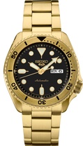 Seiko Watch | 5 Sports SS GP Automatic Black Dial SRPK18