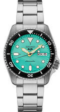 Seiko 5 Sport 38mm Automatic Watch Vibrant Green Dial Watch SRPK33