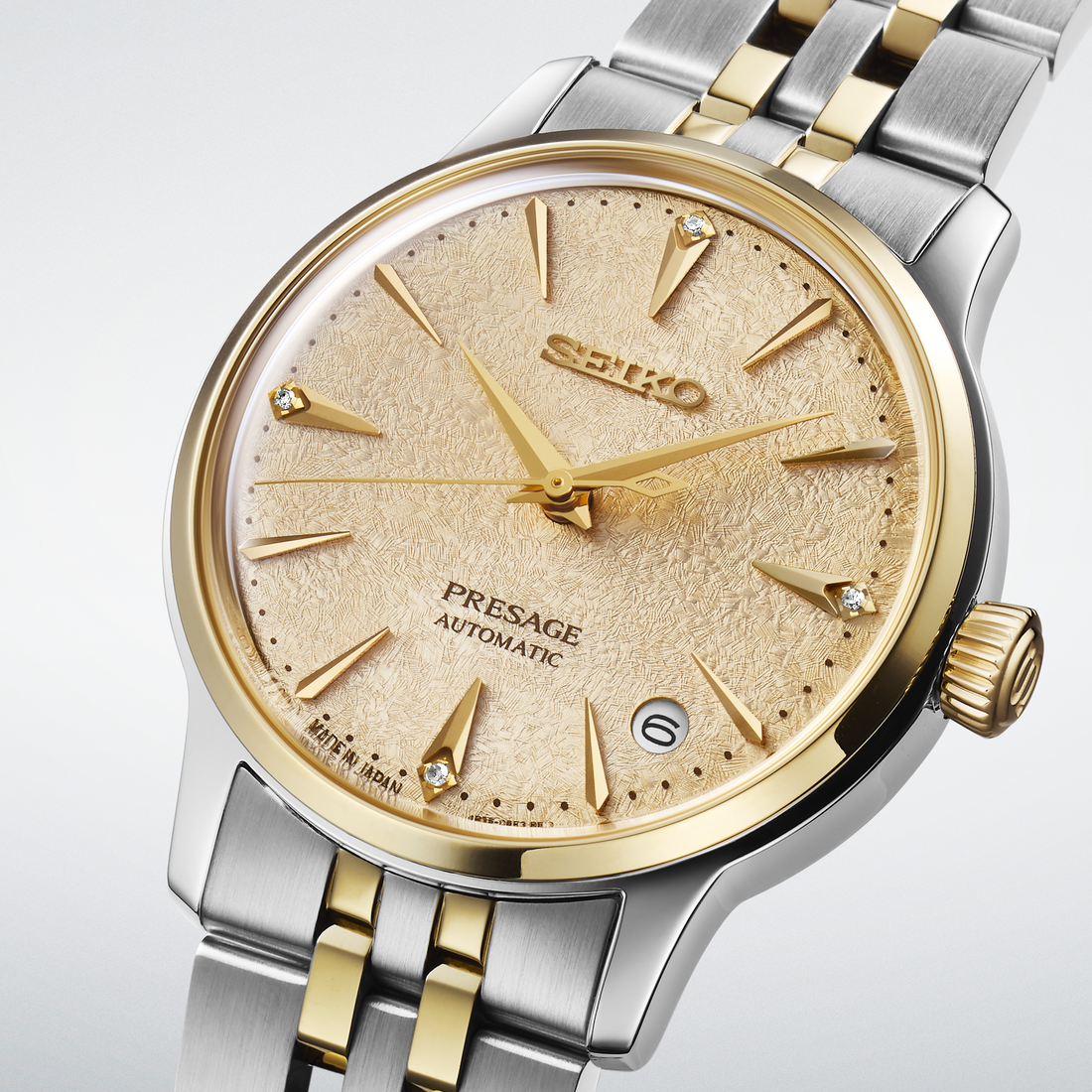 Seiko | SRPL64 Presage Cocktail Time Mid-Size TT Automatic Champagne Dial