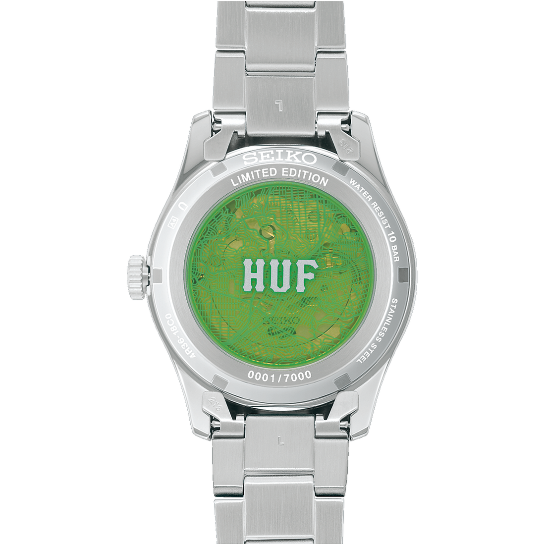 Seiko | SRPM09 Seiko 5 Sport SS Automatic Green Dial HUF LIMITED EDITION