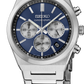 Seiko Essentials SSB453 SS Quartz Chronograph Blue Dial
