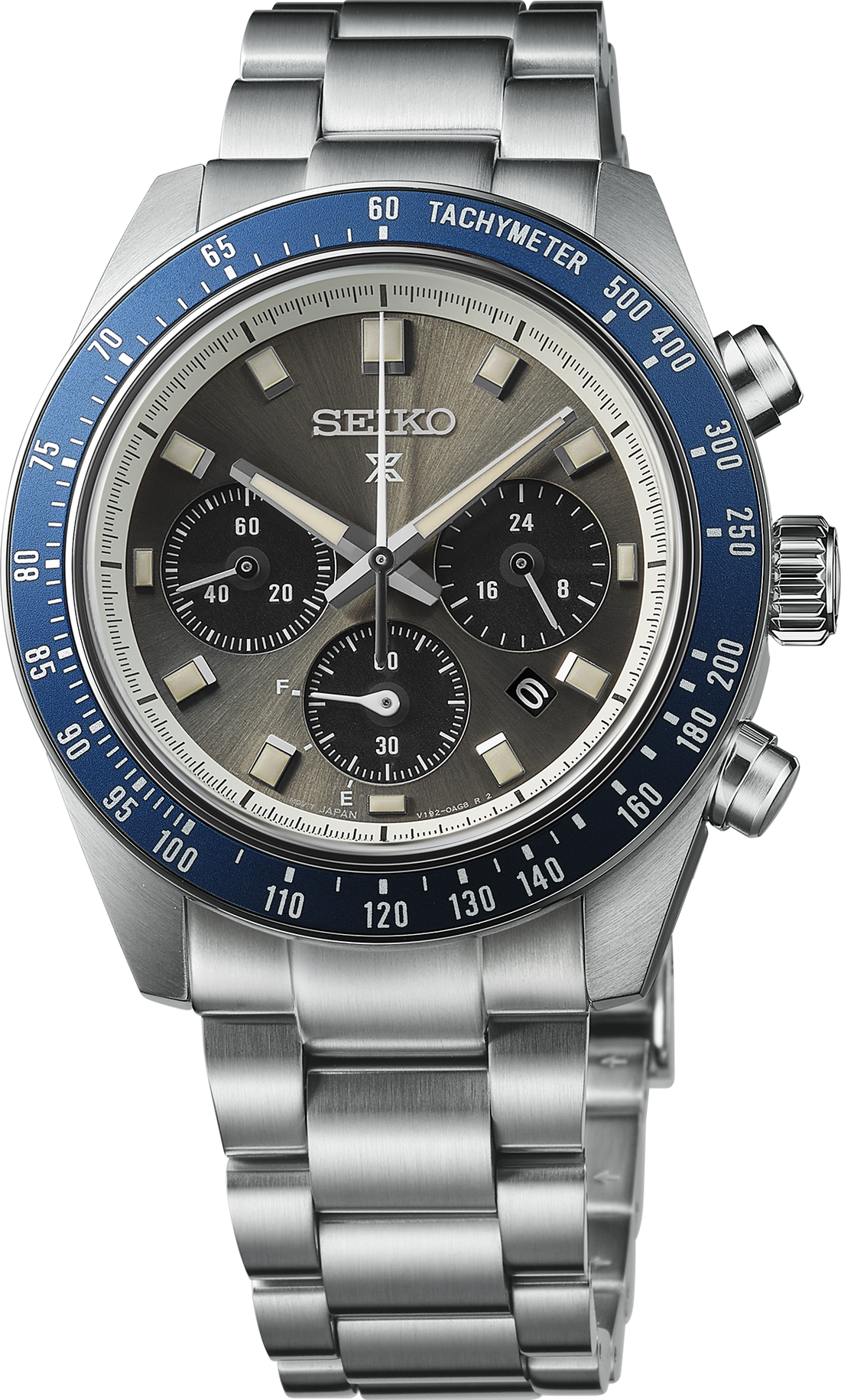 Seiko | SSC939 Prospex Speedtimer SS Solar Chronograph Gray Dial