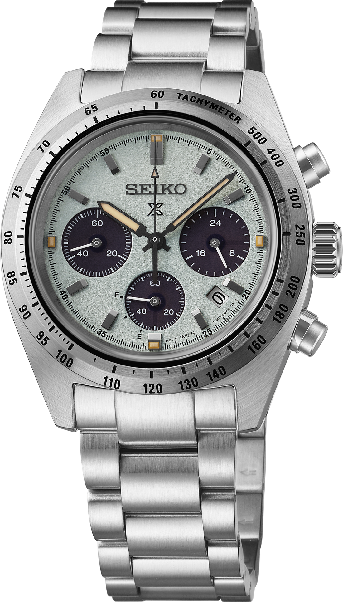 Seiko | SSC965 Prospex Speedtimer SS Solar Chronograph Green Dial Watch
