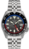 Seiko | SSK019 Seiko 5 Sports Men's Automatic GMT Stainless Steel Charcoal
