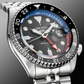 Seiko | SSK019 Seiko 5 Sports Men's Automatic GMT Stainless Steel Charcoal