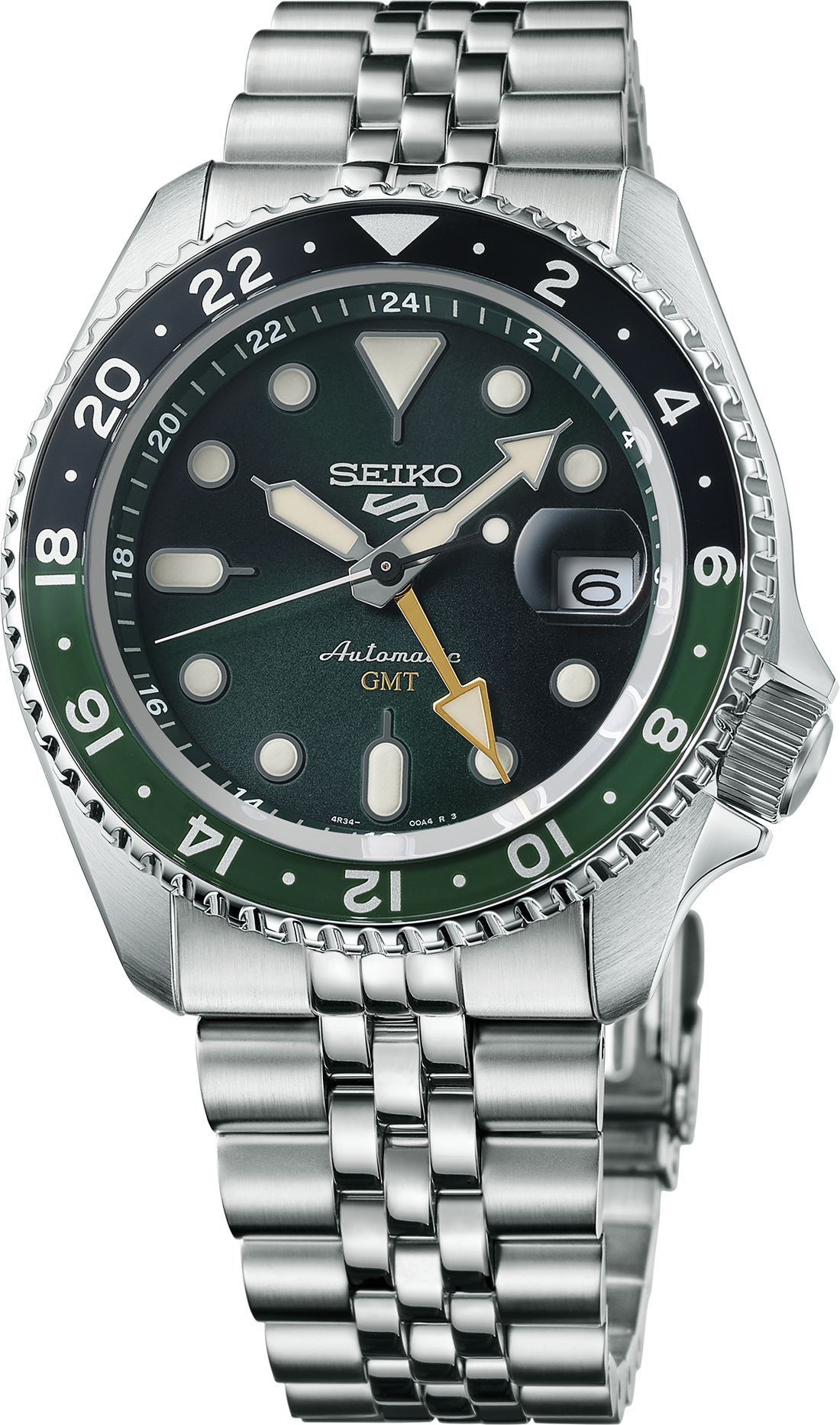Seiko | SSK035 5 Sports SS Automatic GMT Green Dial