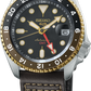 Seiko | SSK036 Seiko 5 Sports SS Automatic GMT Black Dial Watch