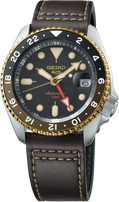 Seiko | SSK036 Seiko 5 Sports SS Automatic GMT Black Dial Watch