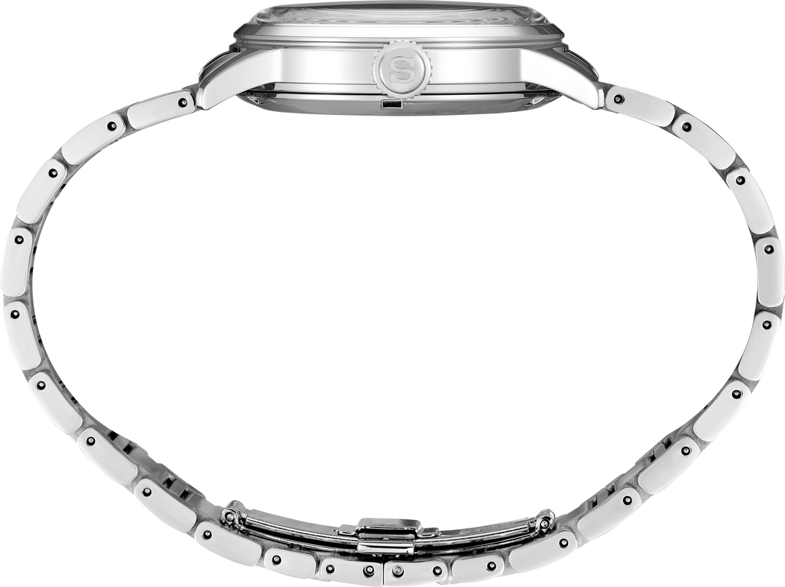 Seiko | SSK037 Presage Cocktail Time SS Automatic GMT Light Blue Dial