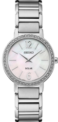 Seiko Essentials Ladies Solar Crystals Watch SUP467
