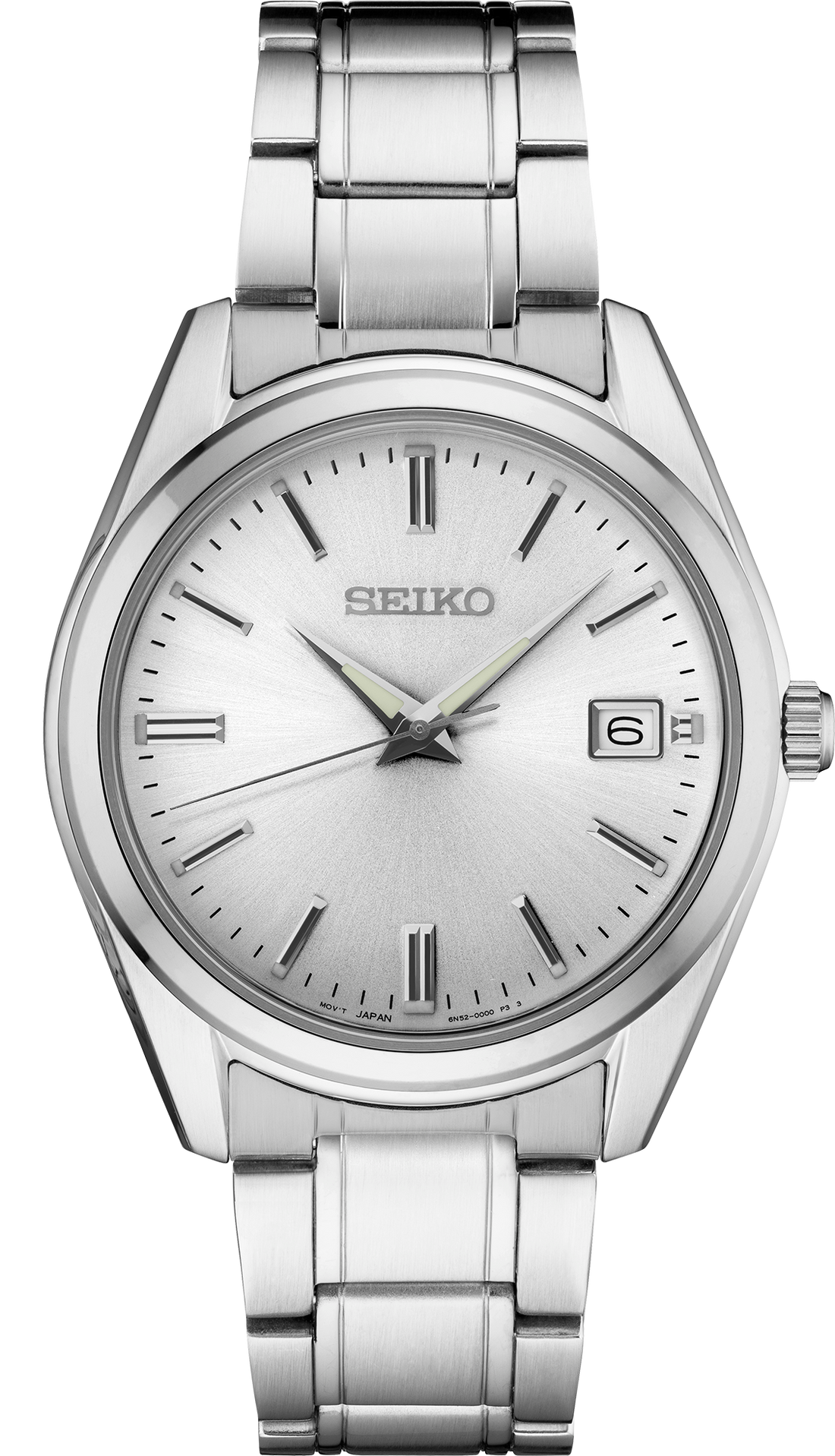 Seiko | Essentials Stainless Steel Quartz Silver Dial Watch SUR307