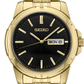 Seiko | SUR358 Essentials SS GP Quartz Black Dial