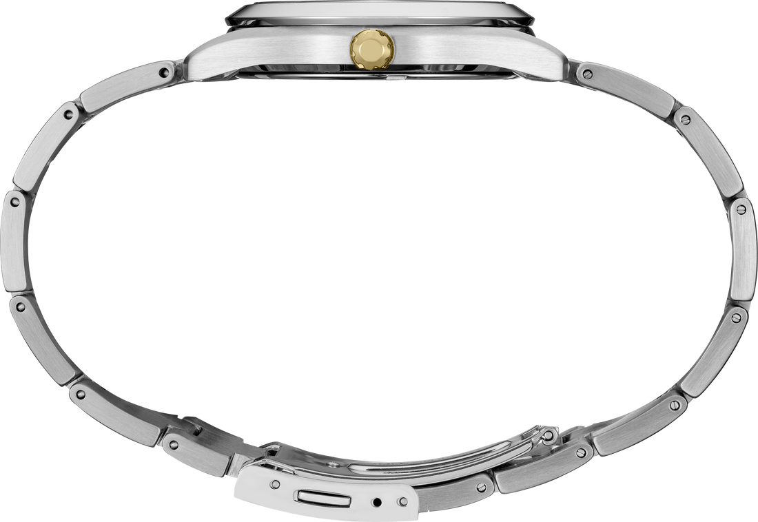 Seiko | SUR363 Essentials Quartz Two-Tone Black Dial Watch