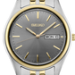 Seiko | SUR432 Essentials Men's Quartz SS Charcoal Essentials Watch