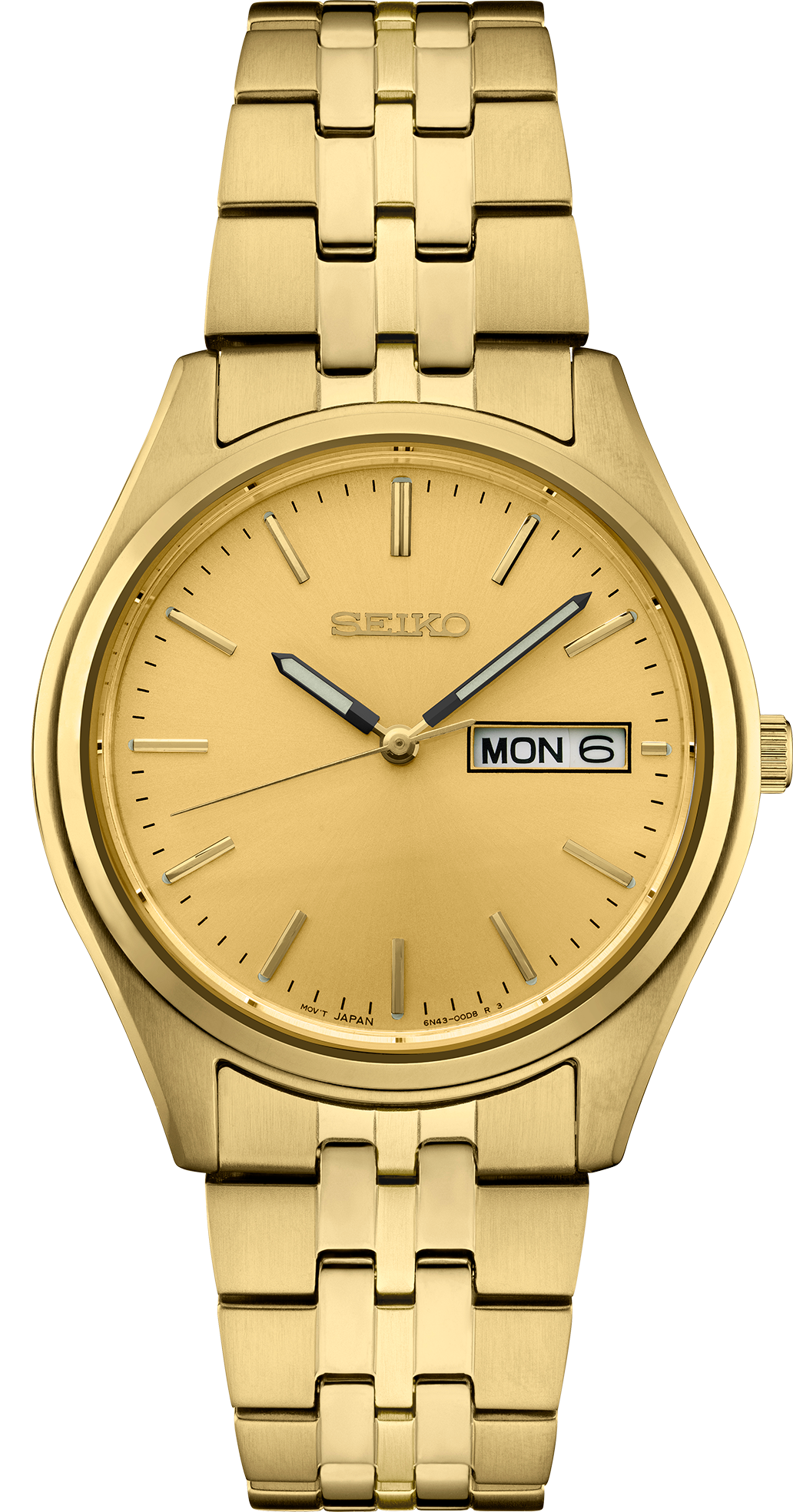 Seiko | SUR434 Essentials SS GP Quartz Champagne Dial