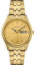 Seiko | SUR434 Essentials SS GP Quartz Champagne Dial