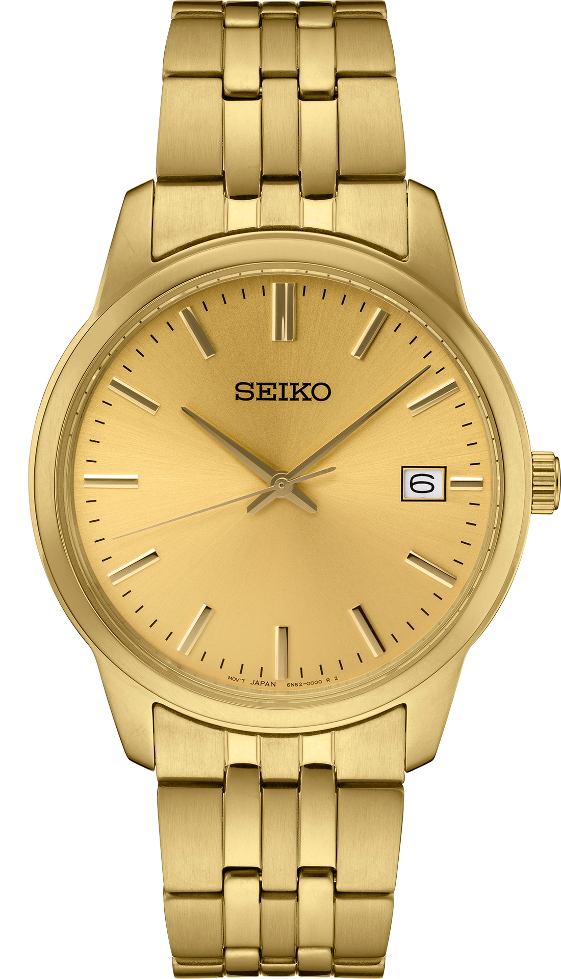 Seiko | SUR442 Essentials SS GP Quartz Champagne Dial