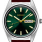 Seiko Essentials SUR449 SS Quartz Green Dial