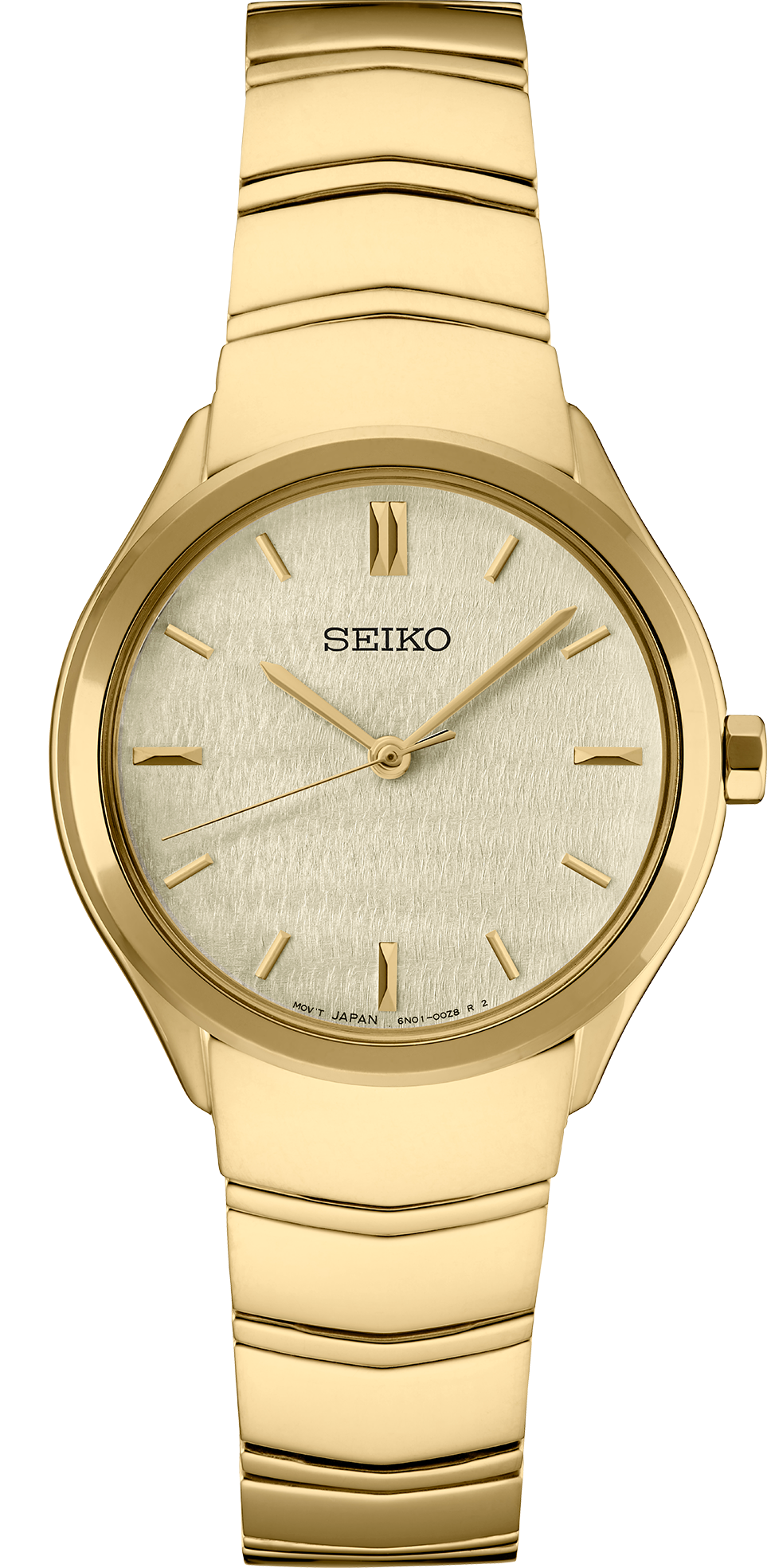 Seiko | SUR552 Essentials SS GP Quartz Champagne Dial