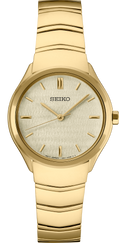 Seiko | SUR552 Essentials SS GP Quartz Champagne Dial