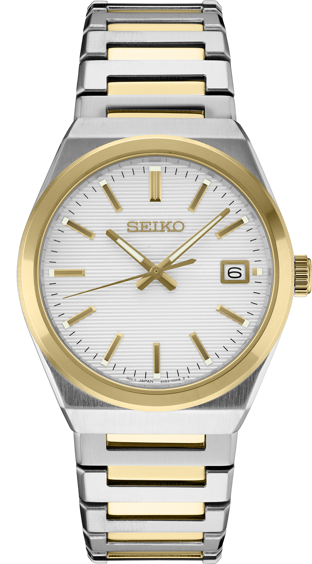 Seiko | SUR558 Quartz Analog Stainless Steel Essentials White Dial
