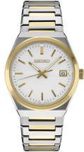Seiko | SUR558 Quartz Analog Stainless Steel Essentials White Dial