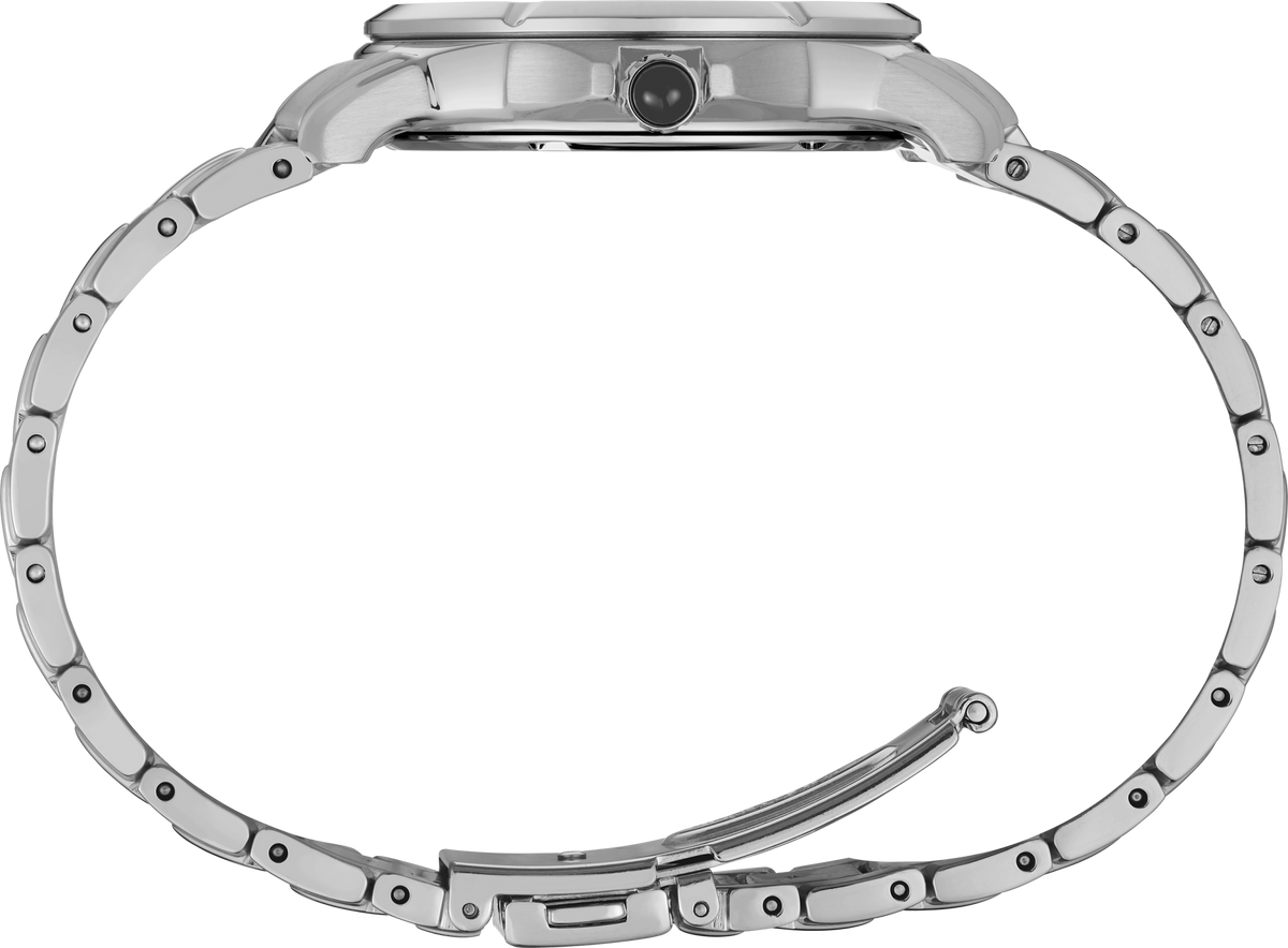 SUR585_2Seiko | SUR585 Coutura SS Quartz Pink Mother of Pearl Dial Watch side