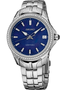Seiko | SUR591 Coutura Diamonds SS Quartz Blue MOP Dial