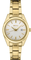 Seiko | SUR632 Essentials Ladies Quartz SS Silver Face Watch