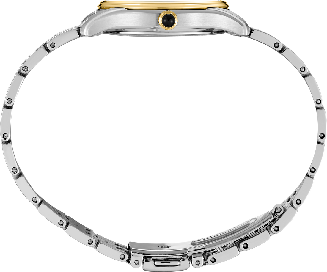 Seiko | SWR070 Seiko Essentials Two Tone Silver Dial Stainless Steel Watch