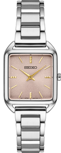 Seiko | SWR077 Essentials Quartz Pink Dial Watch